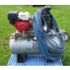 Image 1 : RK MACHINERY 60G AIR COMPRESSOR W/ ELECTRIC START HONDA MOTOR