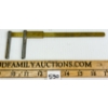 Image 1 : FRENCH BRONZE/STEEL HAND ENGRAVED SLIDING RULER