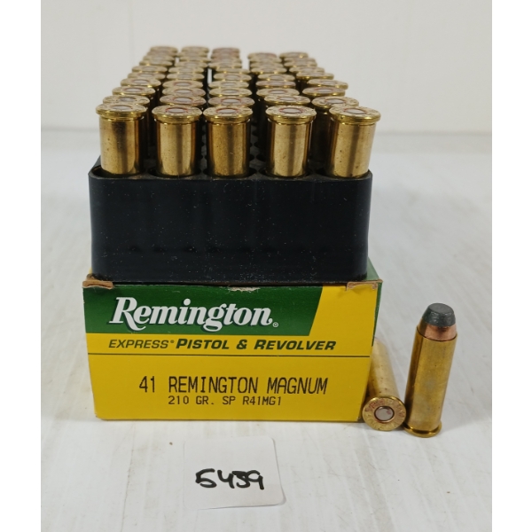 AMMO: 50X REMINGTON EXPRESS .41 REM MAG - 210GR - SP