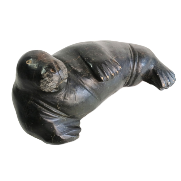 WALRUS BY JOE ADLAKA ACULIAK (PRS CDN ARTIST) - STONE