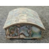 Image 6 : ABALONE SHELL & ALPACA SILVER TRINKET BOX