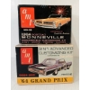 Image 4 : LOT OF 2 - 1964 GRAND PRIX & BONNEVILLE AMT MODEL KITS
