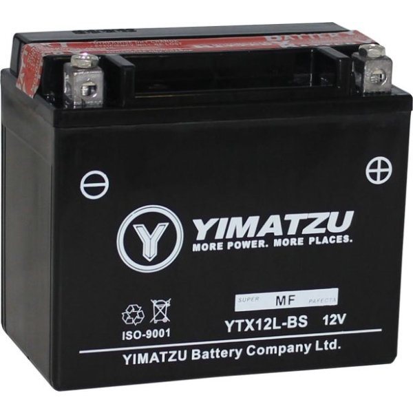 YIMATZU POWER SPORT GTX12L-BS 12V BATTERY