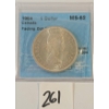 Image 3 : 1964 CDN SILVER DOLLAR - CCCS GRADED