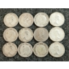 Image 2 : LOT OF 12 - 1950-1968 CDN 10 CENT COINS