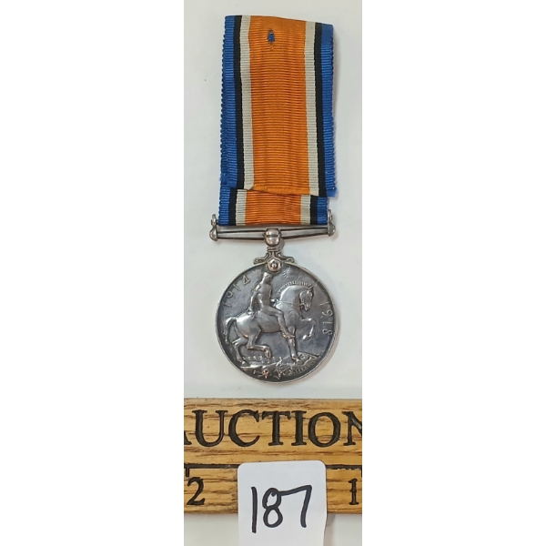 WWI MEDAL - PTE. G. CRANE C.F.C.