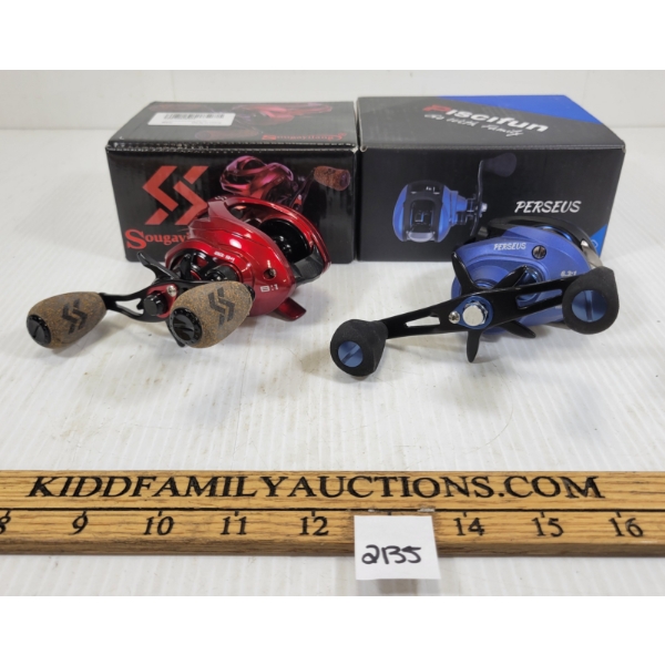 LOT OF 2 - FISHING REELS - INCL SOUGAYILANG & PISCIFUN PERSEUS