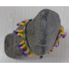 Image 6 : WOMAN - SIGNED - STONE & BEADS