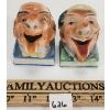 Image 1 : LOT OF 2 - HAND DECORATED CERAMIC SMOKERS