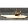 Image 6 : KAYAKER - SIGNED - ANTLER & STONE