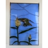 Image 2 : HUMMINGBIRD MOTIF STAINED GLASS HANGING
