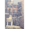 Image 4 : LOT OF 3 - FRENCH QUARTER CITYSCAPES BY DE LA FILLE  - FRAMED PRINTS