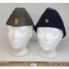 Image 1 : LOT OF 2 - GERMAN DEMOCRATIC REPUBLIC FIELD CAPS