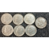 Image 2 : LOT OF 7 - 1950-1964 U.S. 10 CENT COINS