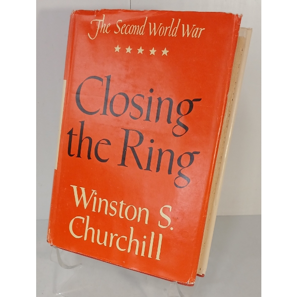 1951 "THE SECOND WORLD WAR: CLOSING THE RING" BY WINSTON S. CHURCHILL - HARDCOVER BOOK