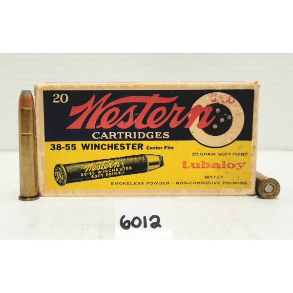 AMMO: 20X WESTERN .38-55 WIN 225 GR. SP
