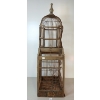 Image 5 : VINTAGE WOOD & WIRE BIRDCAGE 