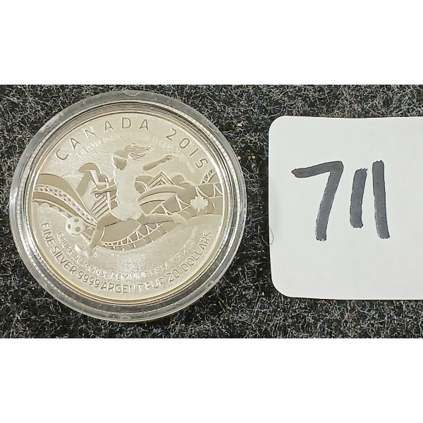 2015 CDN $20 SILVER COIN