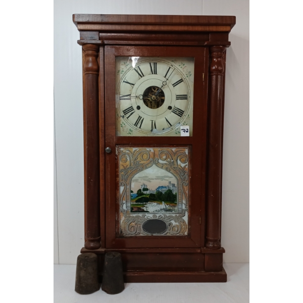 1850-60'S R.W. PATTERSON WALL CLOCK