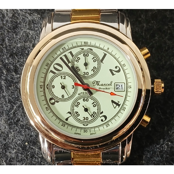 MARCEL DRUCKER LIMITED EDITION WRISTWATCH W/ CASE