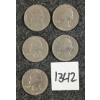 Image 2 : LOT OF 5 - U.S. 25 CENT COINS - 1965 TO 1972