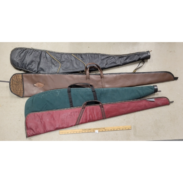 LOT OF 4 - SOFT LONG GUN CASES