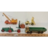 Image 2 : LOT OF 6 - DINKY TOYS DIECAST MODELS - AVELING-BARFORD, LORRY MOUNTED CRANE, REAR DUMP TRUCK, ETC