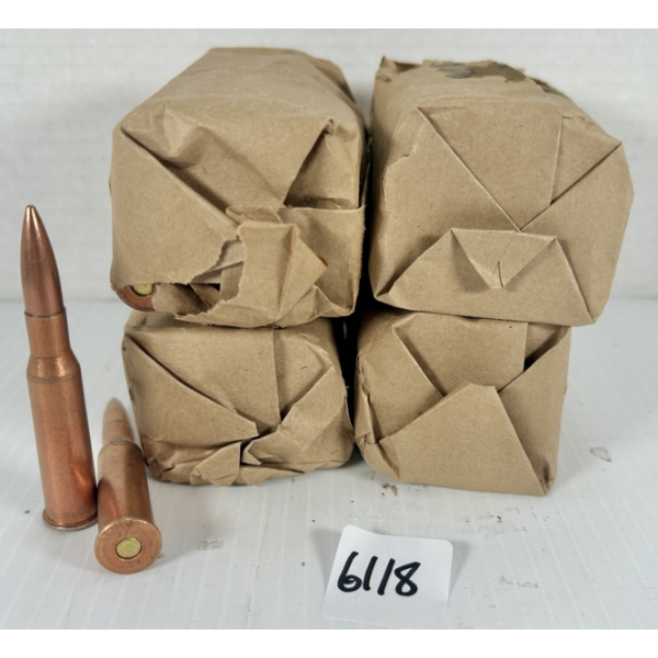 AMMO: 80X 7.62X54 R - MILITARY FMJ