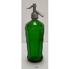Image 2 : LUBKER'S SELTZER - EMERALD GREEN ACID-ETCHED TAHITI - SELTZER BOTTLE