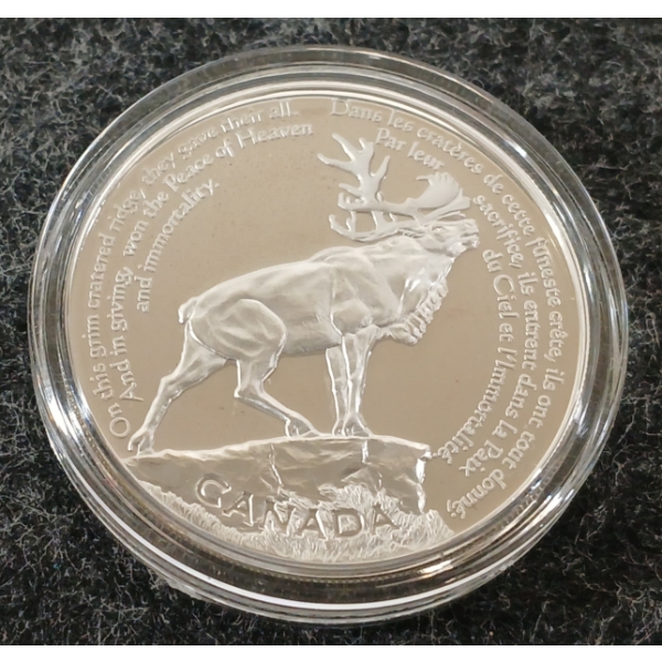 2006 RCM $30 STERLING SILVER COIN - BEAUMONT-HAMEL NEWFOUNDLAND MEMORIAL