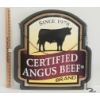 Image 2 : CERTIFIED ANGUS BEEF BRAND PLASTIC SIGN 