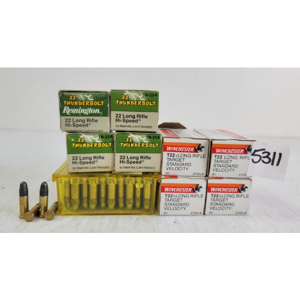 AMMO: APPROX 450X MIXED .22LR