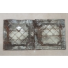 Image 2 : LOT OF 50 - TIN CEILING TILES - ORIG PATINA & PAINT