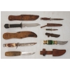 Image 2 : LOT OF 6 - HUNTING KNIVES W/ SHEATHS