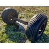 Image 1 : HD AXLE - OFF MANURE TANK - 49 X 17 IMP TIRES