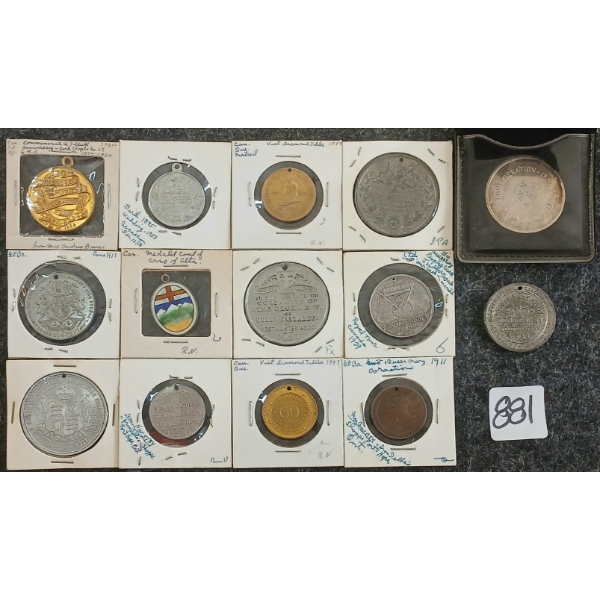 QTY OF CORONATION MEDALS & SOUVENIR INSIGNIA