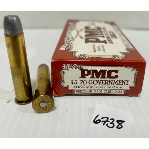 AMMO: 20X PMC .45-70 GOVT - 405 GR LFP