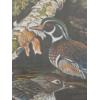 Image 2 : "NORTHERN LAKE - WOOD DUCKS" BY CHRISTINE MARSHALL (PRS CDN ARTIST) - FRAMED PRINT