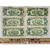 Image 2 : LOT OF 6 - 1928 & 1953 U.S. $2 BANKNOTES