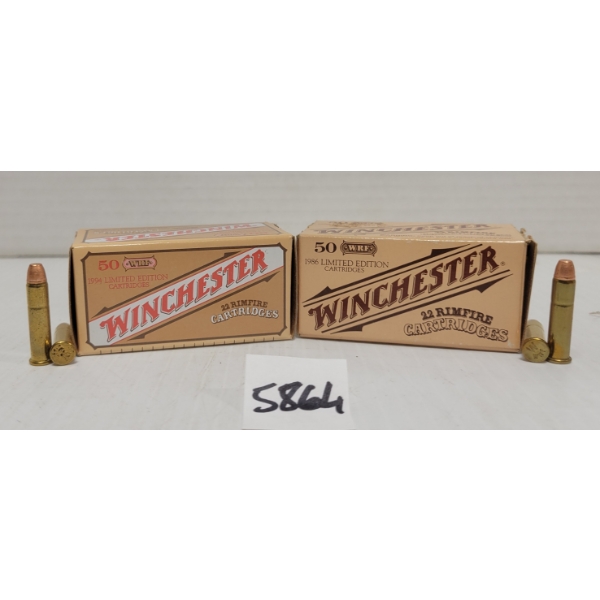 AMMO: 100X WINCHESTER .22 WRF 