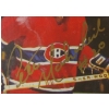 Image 4 : 1972-1973 OPC NHL MONTREAL CANADIENS PETER MAHOVLICH HOCKEY CARD & PUCK - AUTOGRAOHED