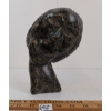 Image 2 : HUMAN HEAD FIGURE BY UNKNOWN ARTIST - STONE