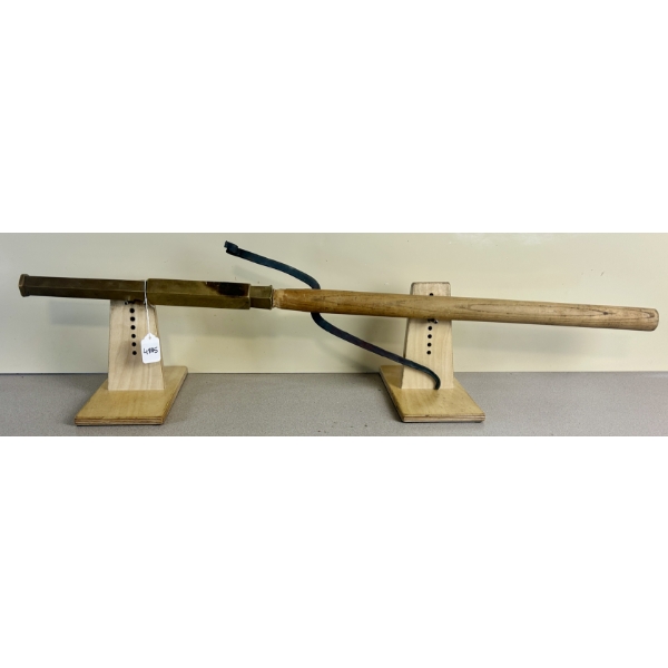 HOMEMADE MATCHLOCK GUN IN APPROX .62 CAL