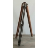 Image 2 : LOT OF 2 - VINTAGE FOLDING SURVEYING LEVELING ROD & TYPE G ADJUSTABLE TRIPOD