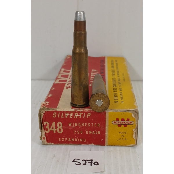AMMO: 20X WINCHESTER SUPER SPEED .348 WIN - 250GR - SILVERTIP EXPANDING