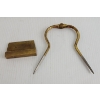 Image 3 : LOT OF 2 - ENGLISH VICTORIAN BRASS NAUTICAL DIVIDERS & SQUARE DOVETAIL