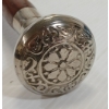 Image 4 : CARVED WALKING STICK W/ DESIGNED SILVER POMMEL