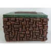 Image 4 : SEWING SPOOL MOTIF BOX W/ LEATHER LINING