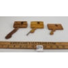 Image 3 : LOT OF 3 - ENGLISH VICTORIAN MINIATURE BOXWOOD PLANES