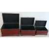 Image 6 : LOT OF 3 - CHINESE NESTING CHESTS